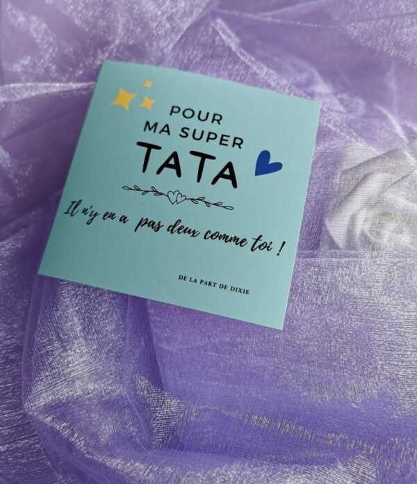 Aimant personnalisé original pour Tata - Offrez-lui un Sourire avec cet cadeau Unique – Image 2