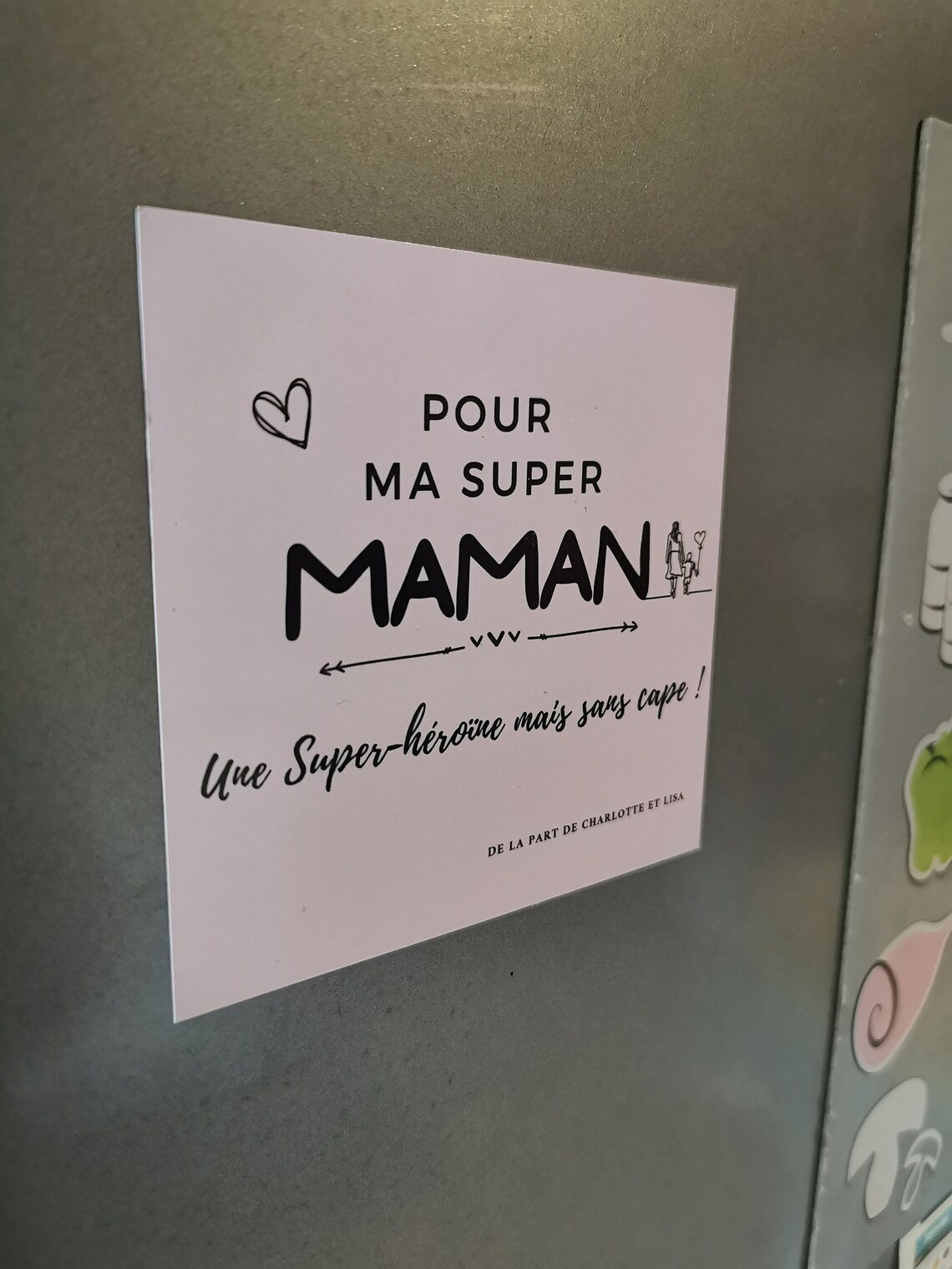 Magnet de Frigo Personnalisé - Le Cadeau Idéal pour Maman – Image 3