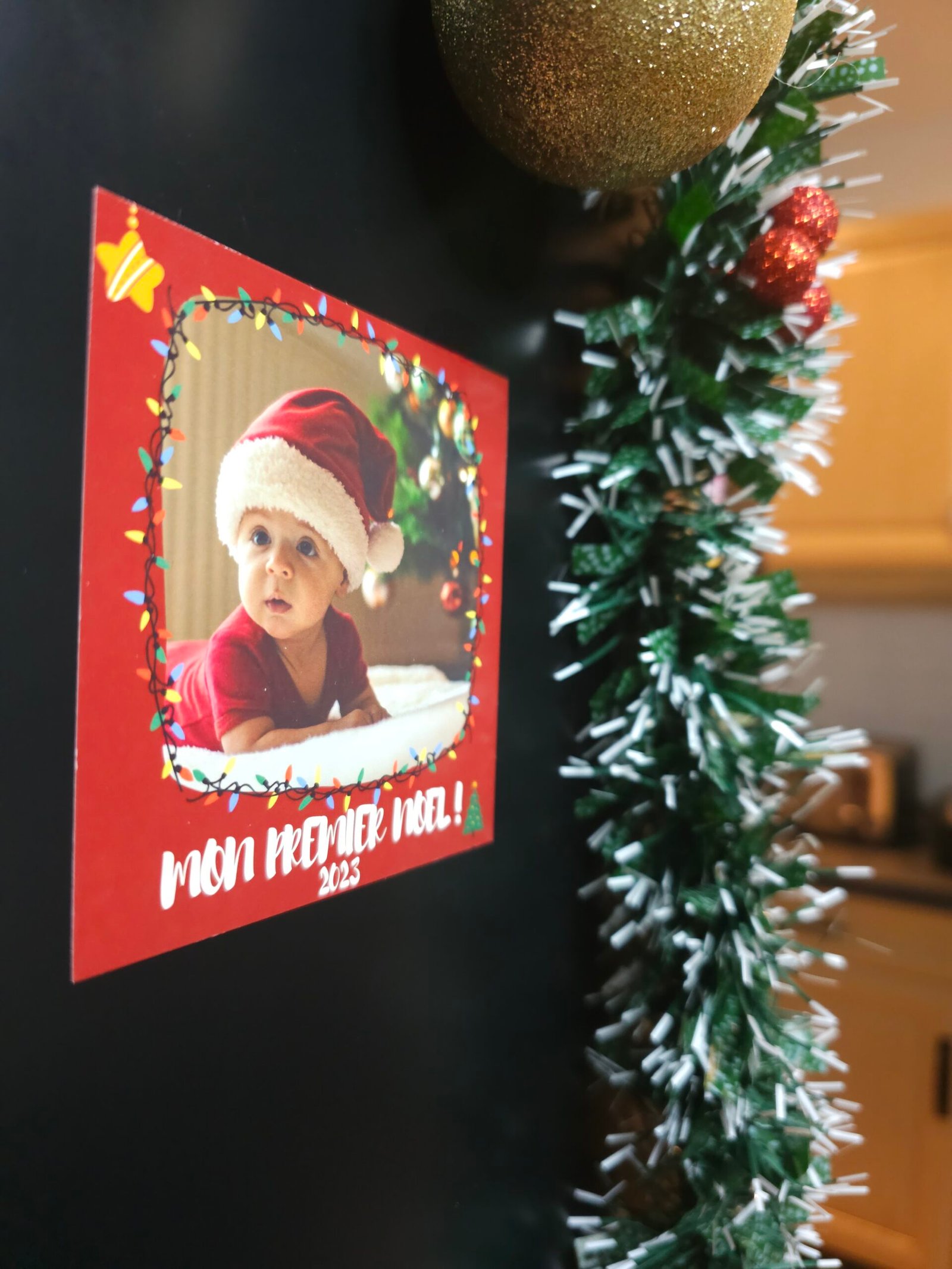 Magnet Noël personnalisé bébé : Un Souvenir Unique – Image 4