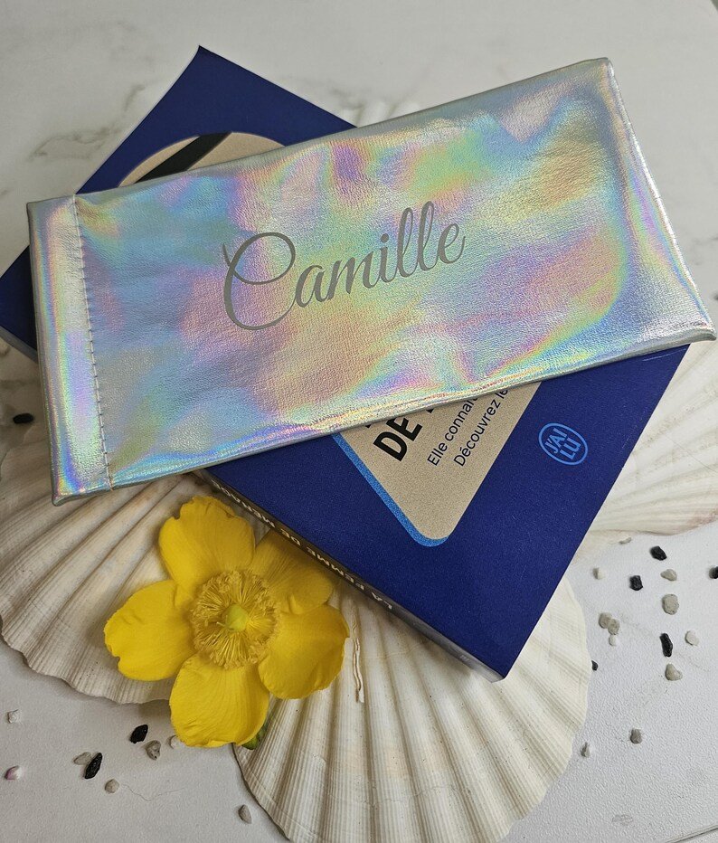 Étui à lunettes personnalisé effet arc-en-ciel – Image 2