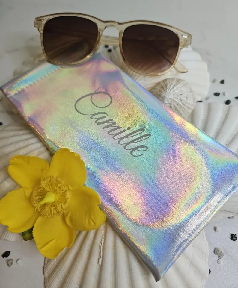 Étui à lunettes personnalisé effet arc-en-ciel – Image 6