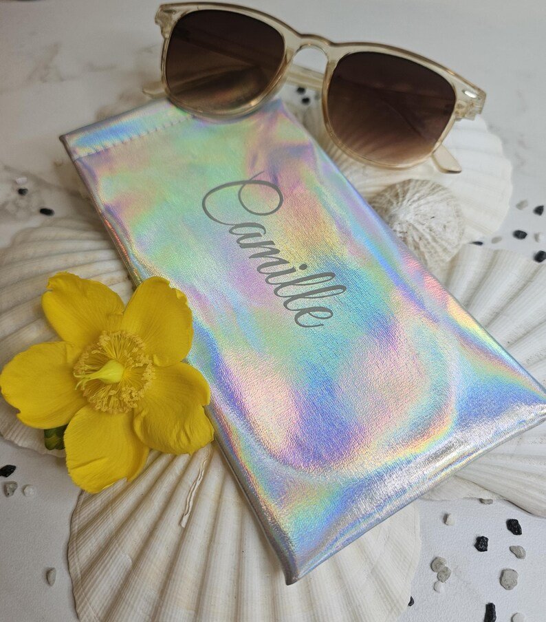 Étui à lunettes personnalisé effet arc-en-ciel – Image 4
