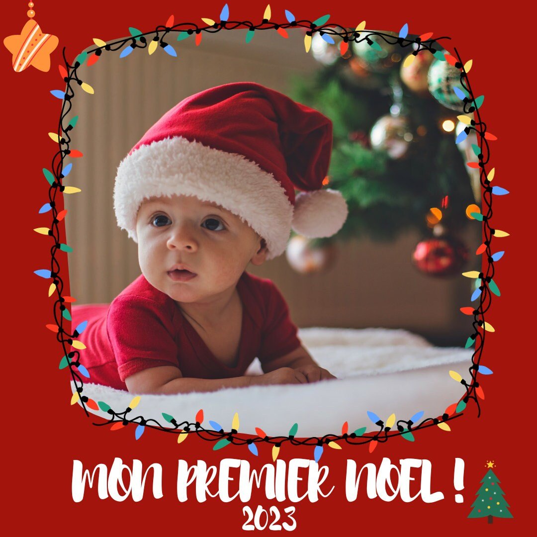 Magnet Noël personnalisé bébé : Un Souvenir Unique – Image 6