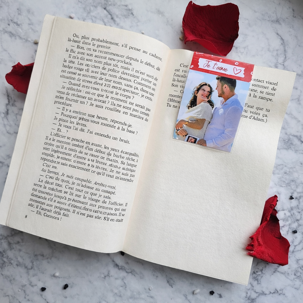Marque-page magnétique personnalisé – Un souvenir d’amour – Image 2