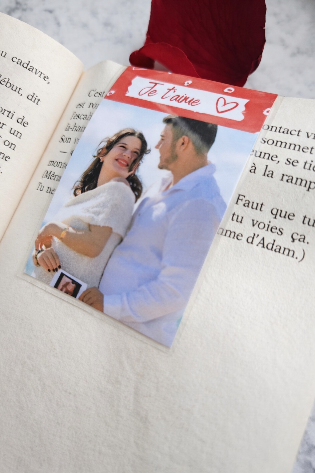 Marque-page magnétique personnalisé – Un souvenir d’amour – Image 4